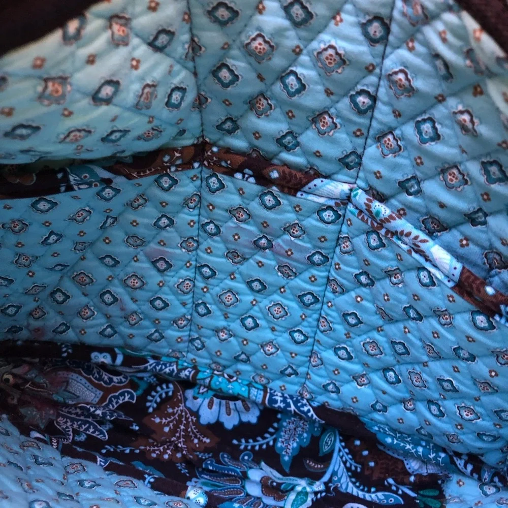 Vera Bradley Java Blue Shoulder/Crossbody Bag - Picture 9 of 12